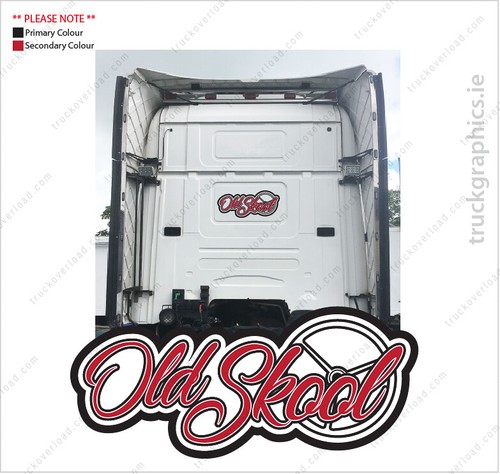 Scania old skool adesivo - skool,,