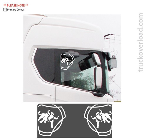 Adesivo finestra scania bulls - finestra,