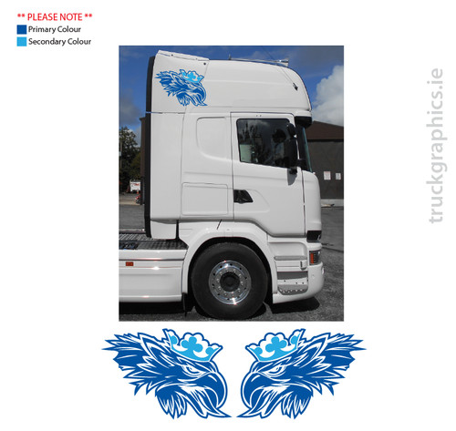 Adesivo scania griffin lato - scania,