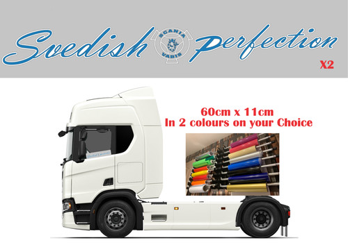 Coppia adesivi camion scania - coppia,