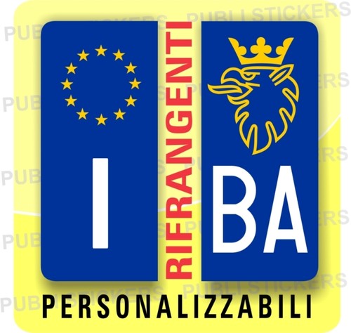 Adesivi blu rifrangenti - adesivi,