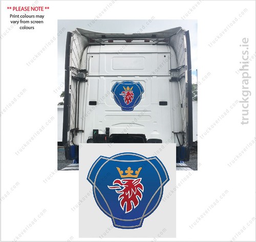 Distintivo scania smussato - scania,