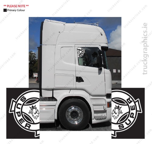 Adesivo scania super side - scania,