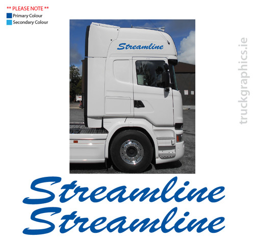 Adesivo scania streamline - scania, lato