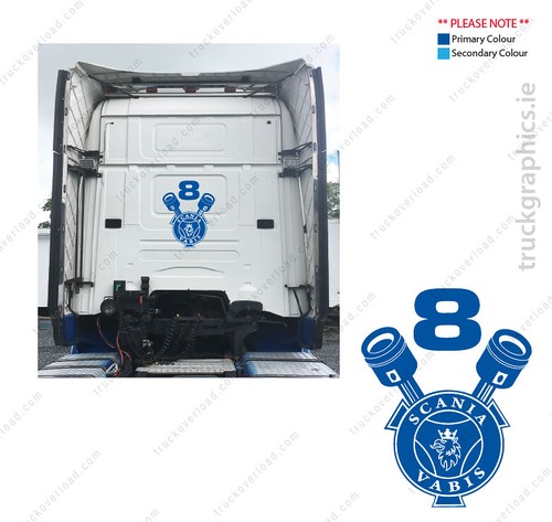 Scania vabis adesivo grafica - scania, adesivo,