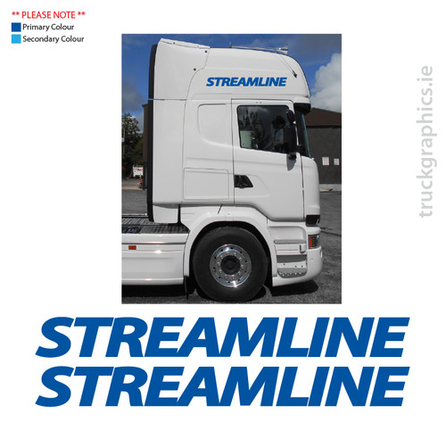 Adesivo scania streamline lato - adesivo,