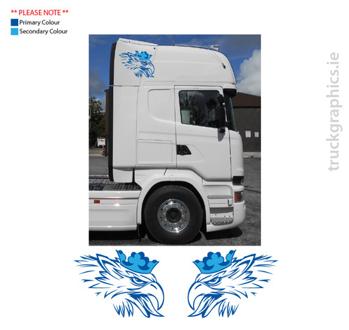 Adesivo scania griffin lato - adesivo,