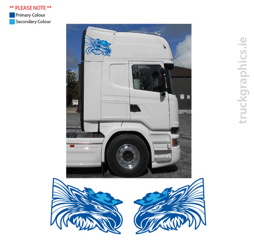 Adesivo scania griffin - griffin, lato